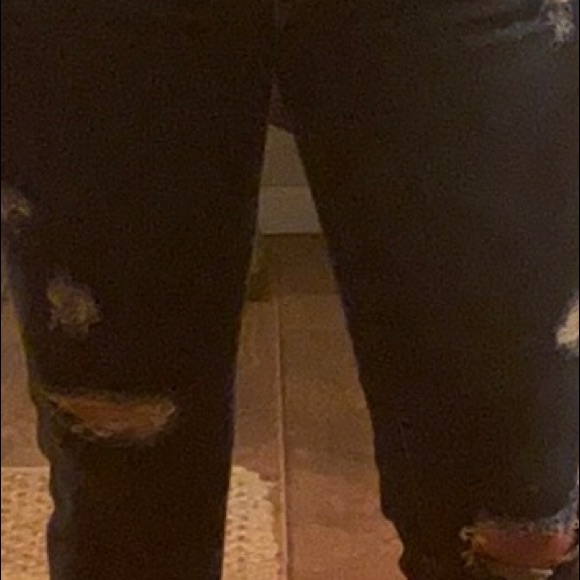 Trf Skinny Destroyed Jeans